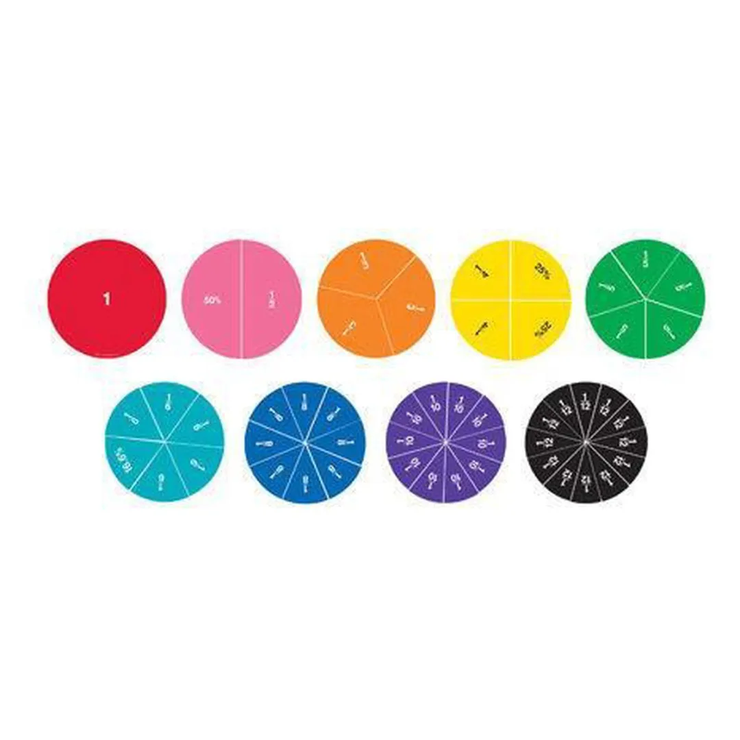 Learning Resources Breuken- en Procenten Cirkels XL LPK1616-BOX - Magnetisch - afbeelding 2 van 2