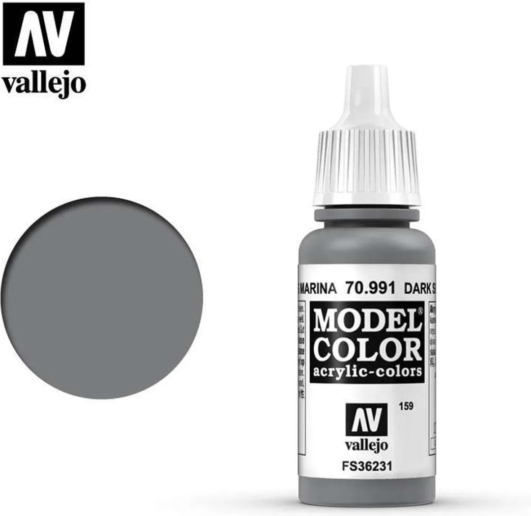 Vallejo Model Color Dark Sea Grey Acrylverf 17ml