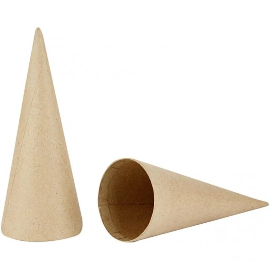 Creativ Company Papier Maché Kegels 5 Stuks