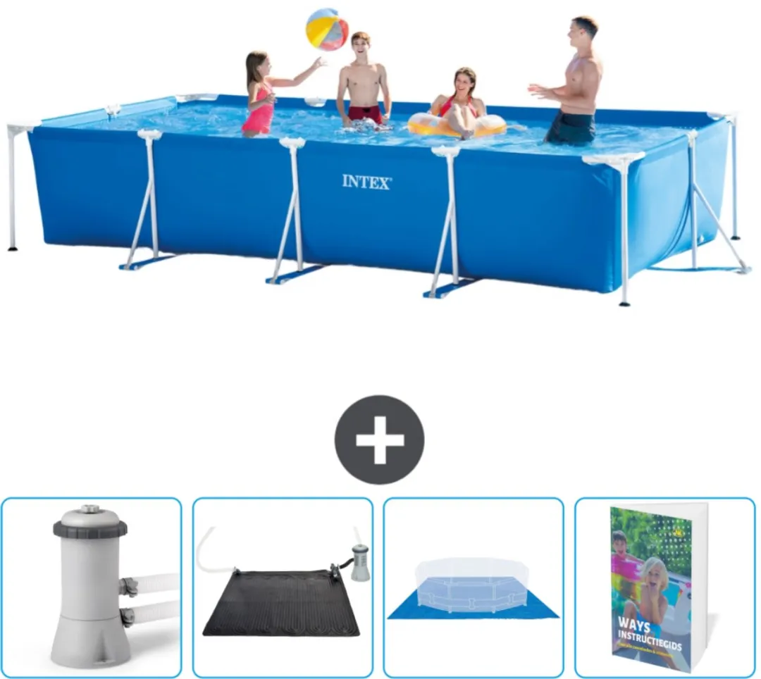 Intex Rechthoekig Frame Zwembad 450x220x84cm