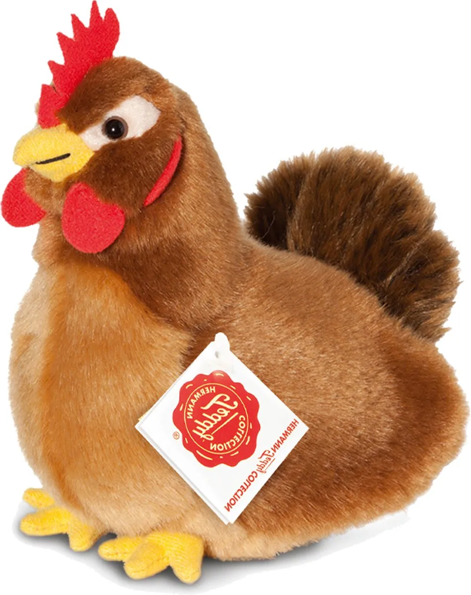 Teddy Hermann Knuffel Haan/Kip - Lichtbruin - 17 cm