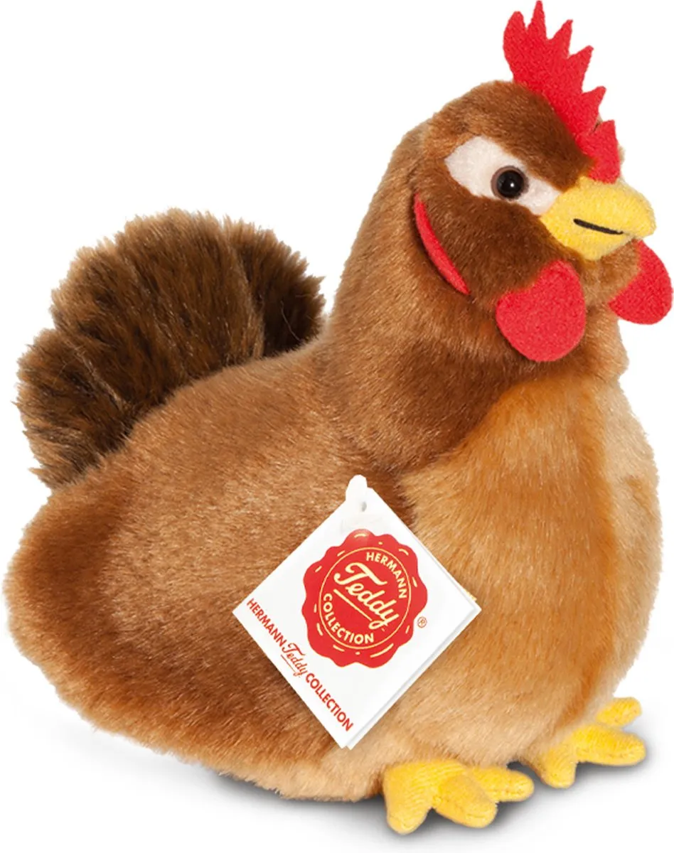 Teddy Hermann Knuffel Haan/Kip - Lichtbruin - 17 cm