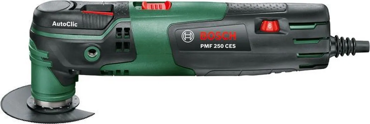 Bosch PMF 250 CES Multitool - 250W - 6 Accessoires
