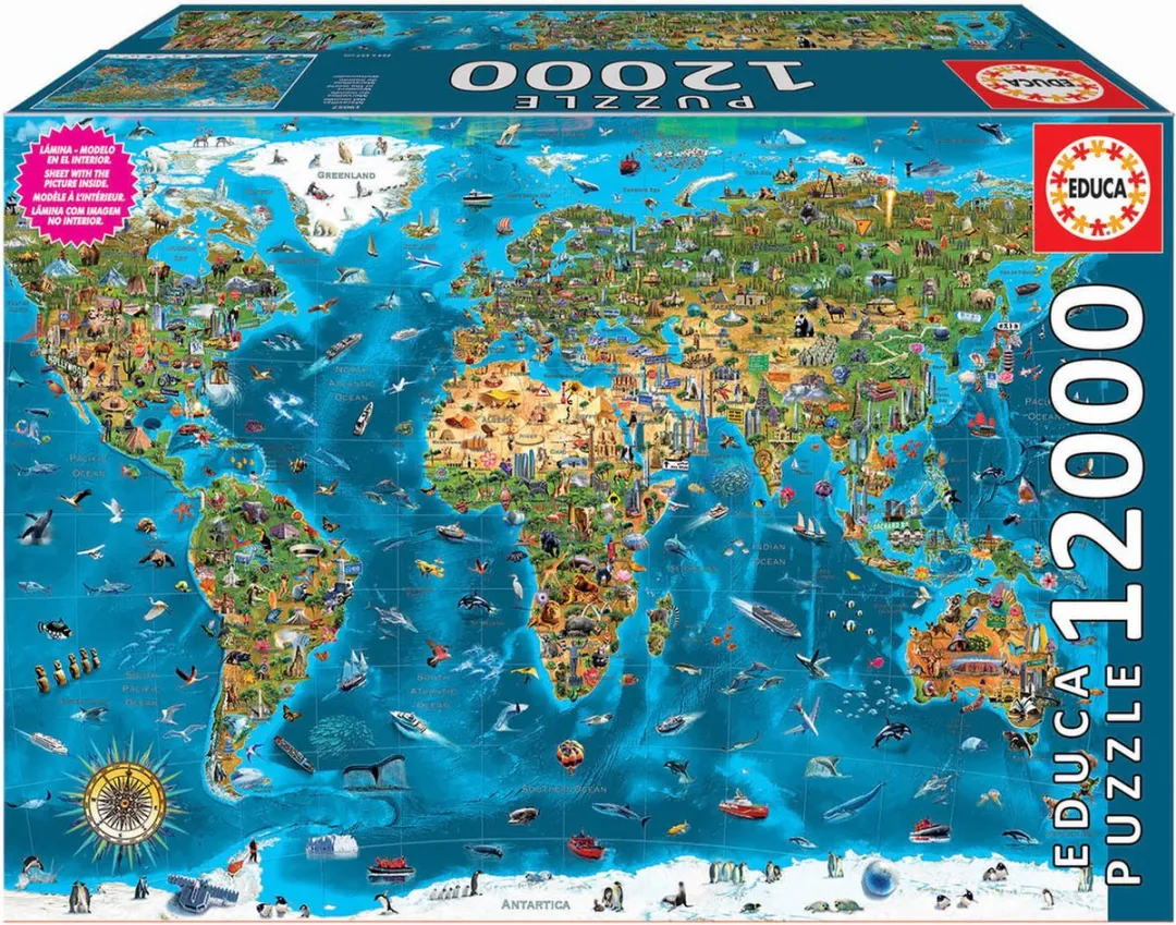 Educa Het Mooiste van de Wereld Puzzel 12.000 Stuks