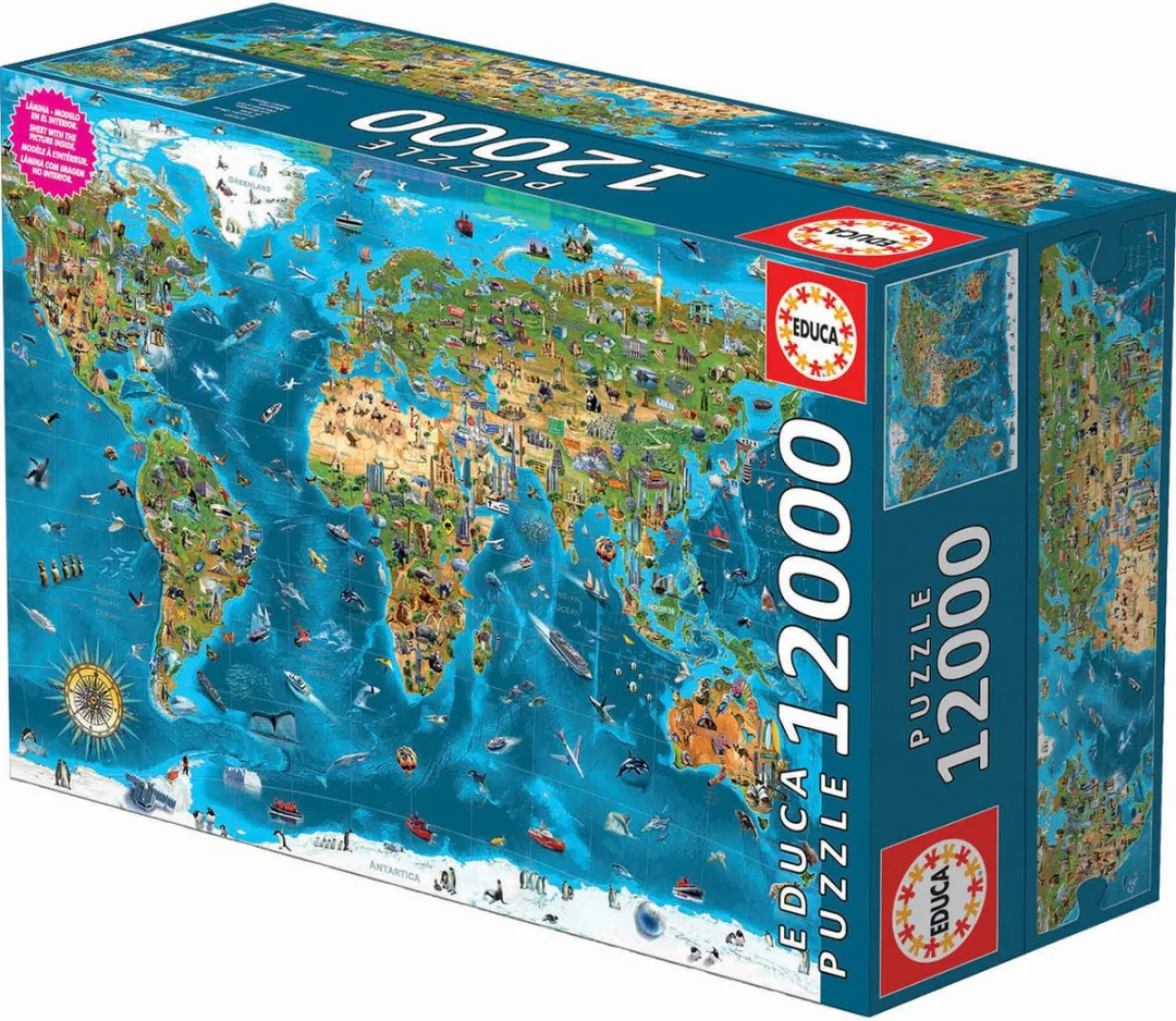 Educa Het Mooiste van de Wereld Puzzel 12.000 Stuks - EDU-19057