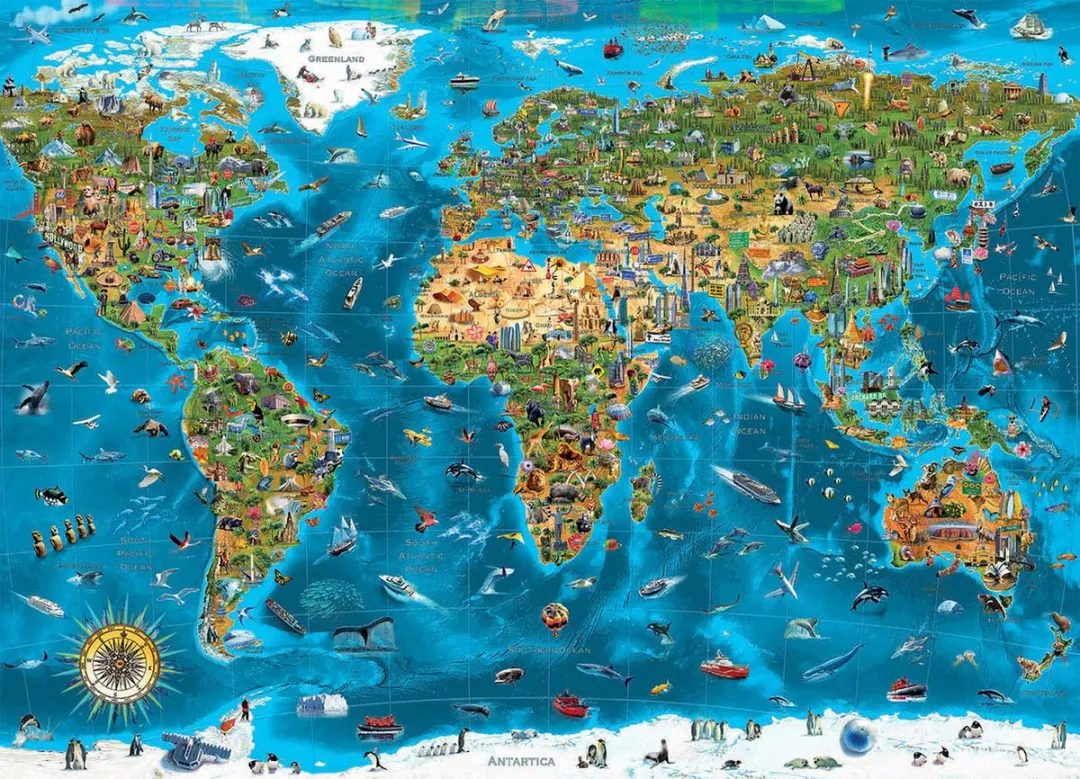 Educa Het Mooiste van de Wereld Puzzel 12.000 Stuks - EDU-19057