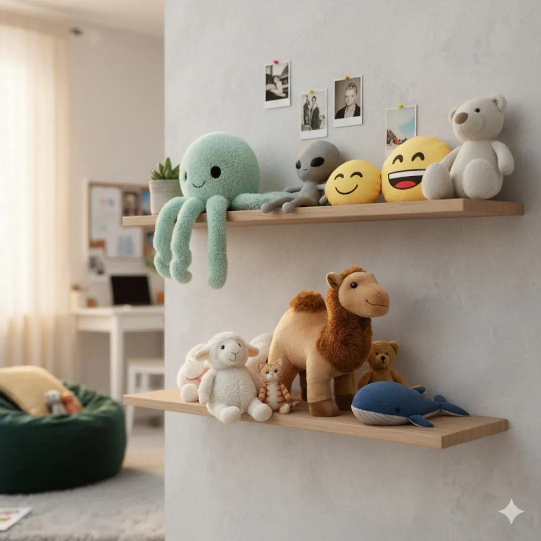 PIA Soft Toys Dromedaris Knuffel - 2x - 32 cm - Lichtbruin