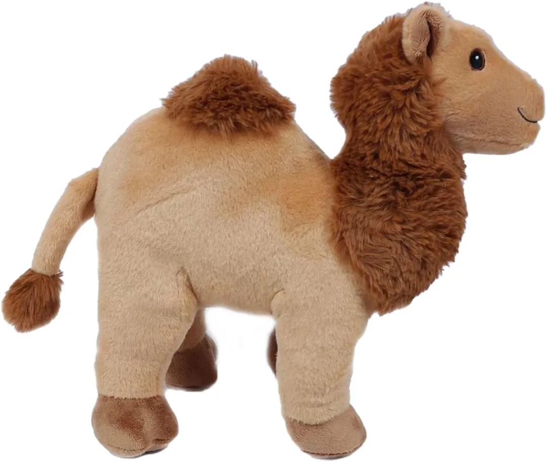 PIA Soft Toys Dromedaris Knuffel - 2x - 32 cm - Lichtbruin
