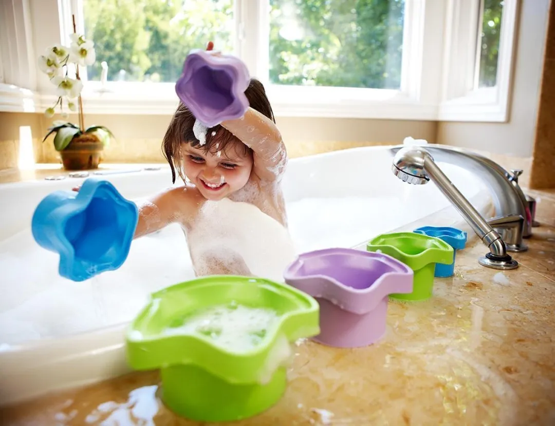 Green Toys Stapelaar Bekers Sterretjes STCA-8586 - Multikleuren - afbeelding 6 van 6