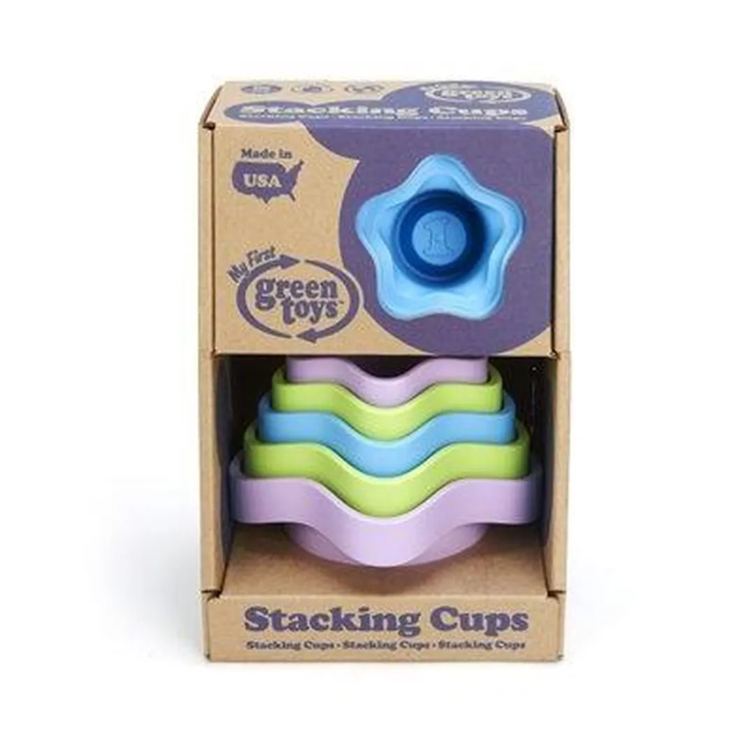 Green Toys Stapelaar Bekers Sterretjes STCA-8586 - Multikleuren