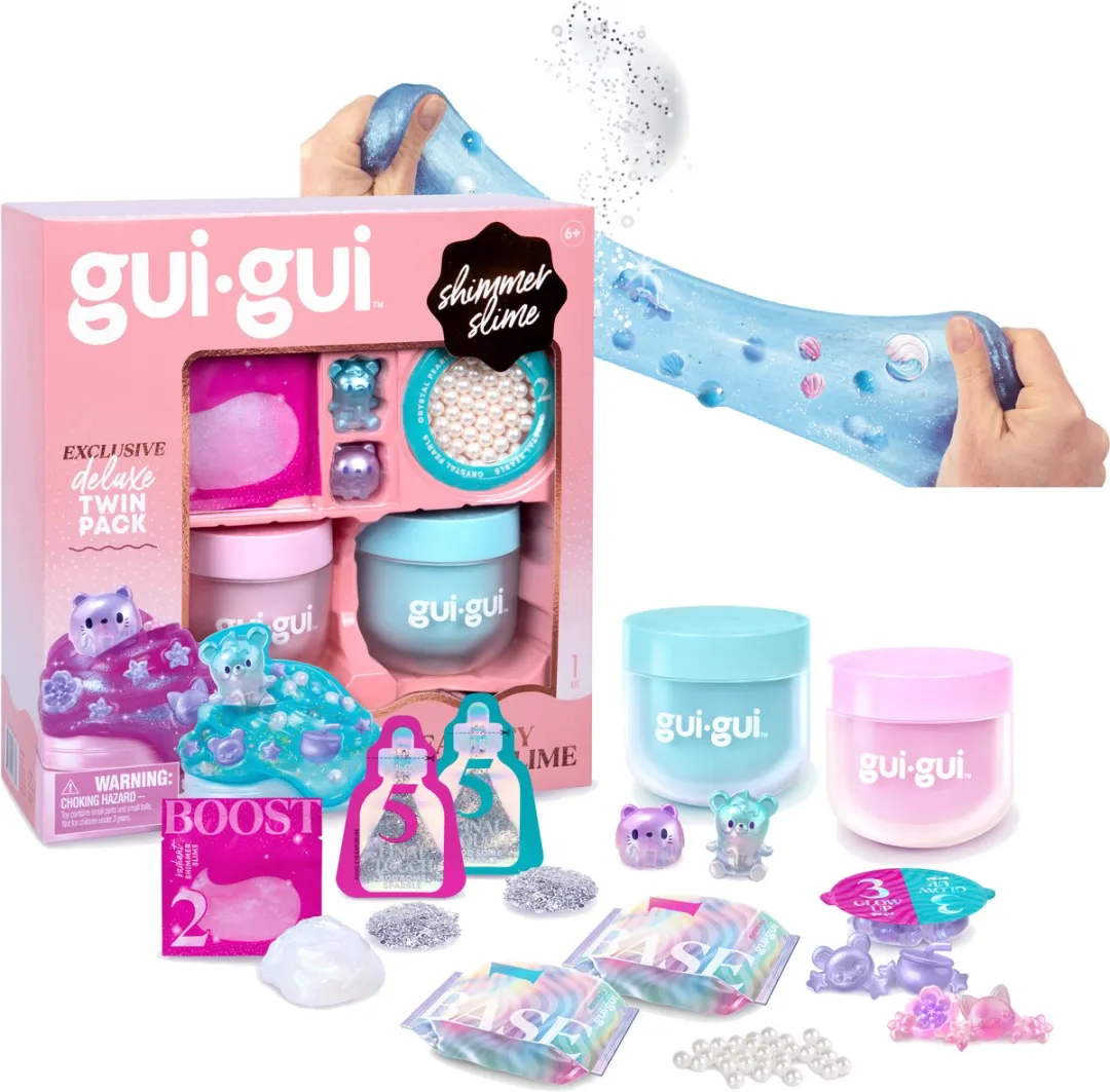 Moose Toys Gui Gui Slijm Shimmer Deluxe Duo