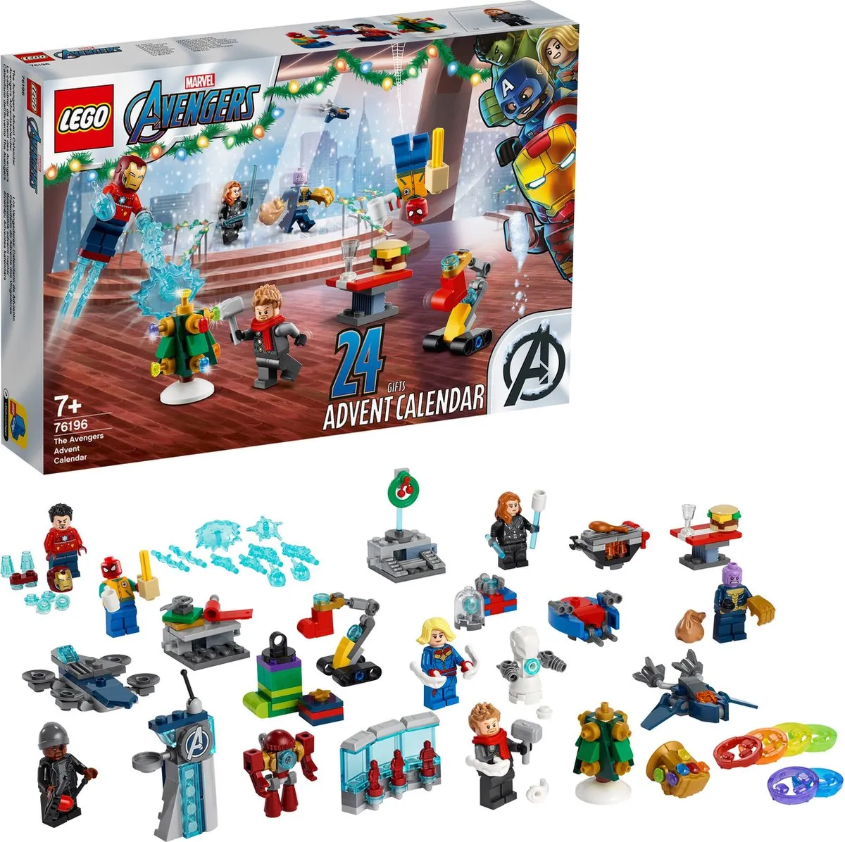 LEGO Marvel Avengers Adventkalender 2021 76196 - 298 Stukken