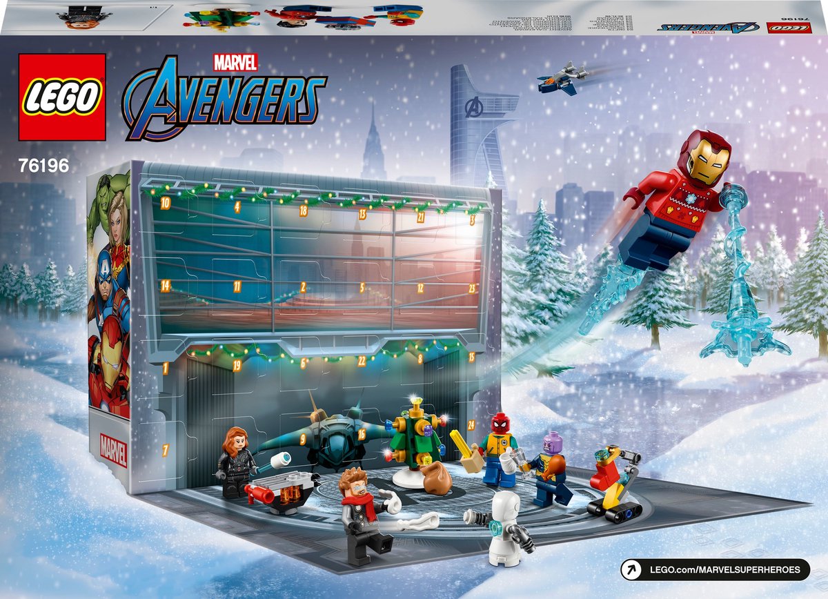 LEGO Marvel De Avengers adventkalender 2021  - 76196