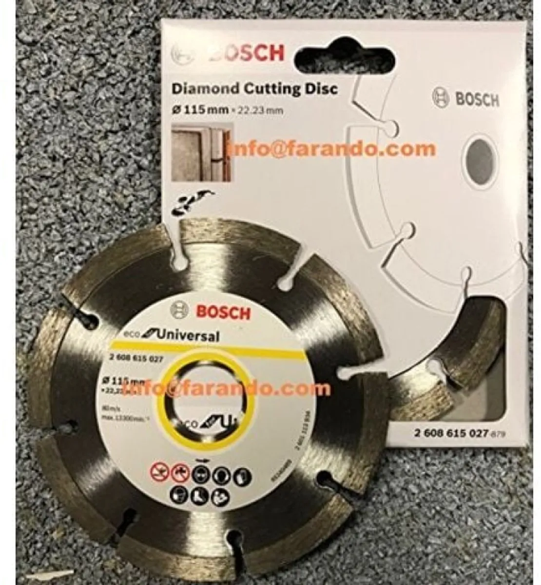 Bosch Diamantdoorslijpschijf Eco Ø115mm - 22.23mm As