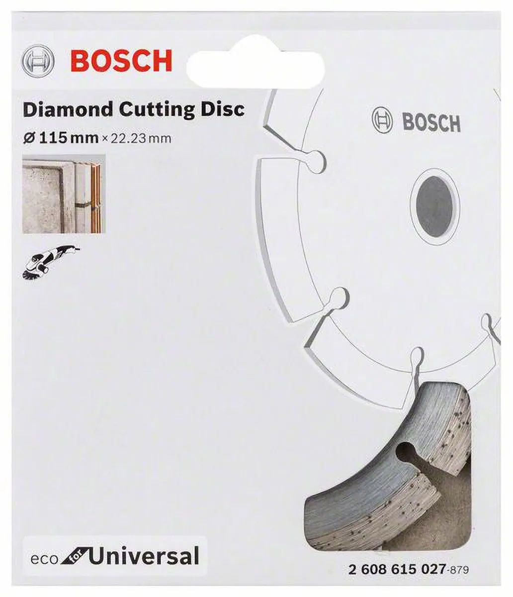 Bosch Diamantdoorslijpschijf Eco Ø115mm - 22.23mm As