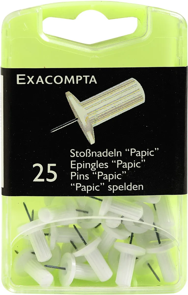 Exacompta Papic Prikbordspelden 25 Stuks