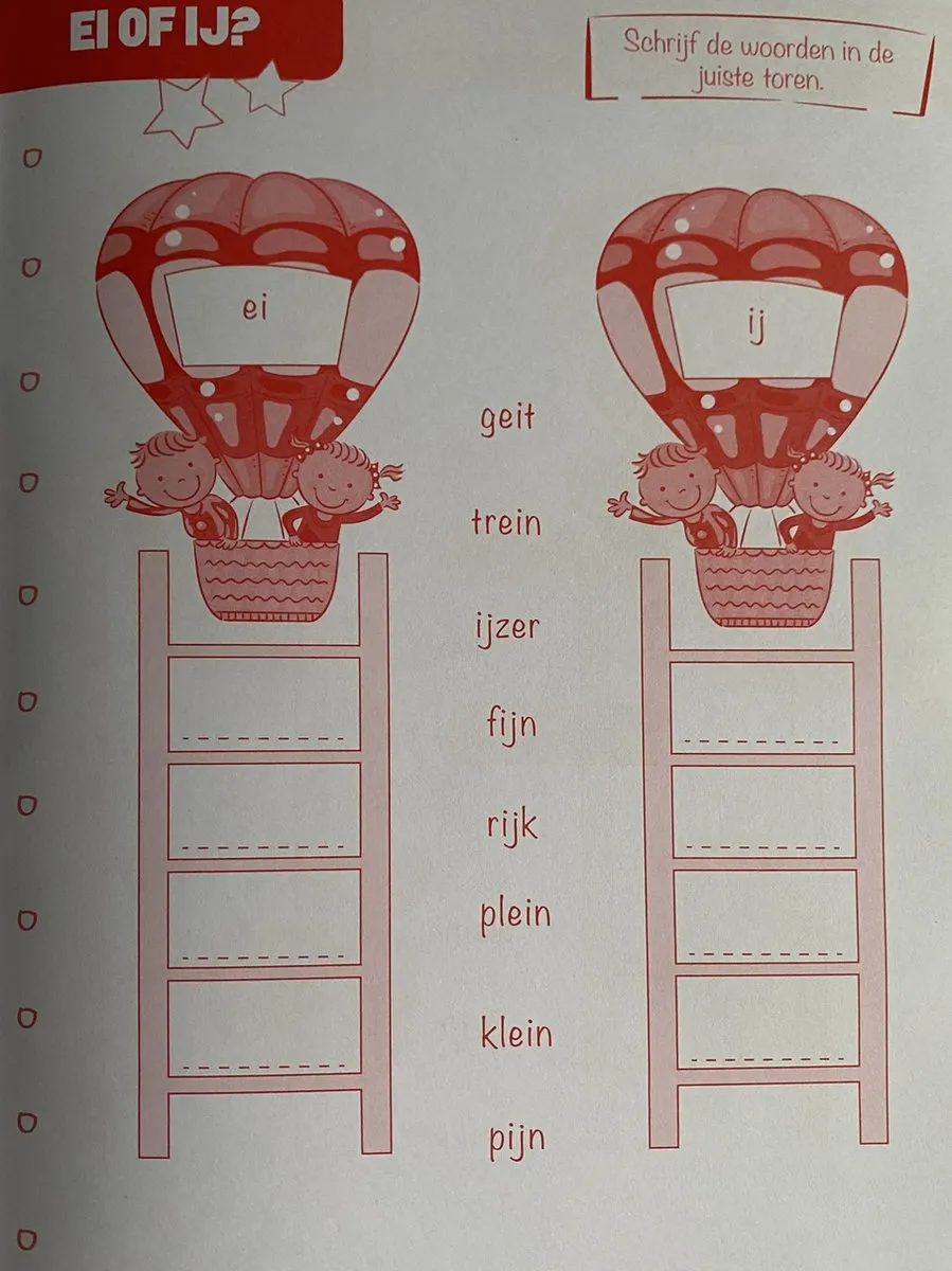 Toy Universe Spelling Leerboek 6-7 Jaar - Rood