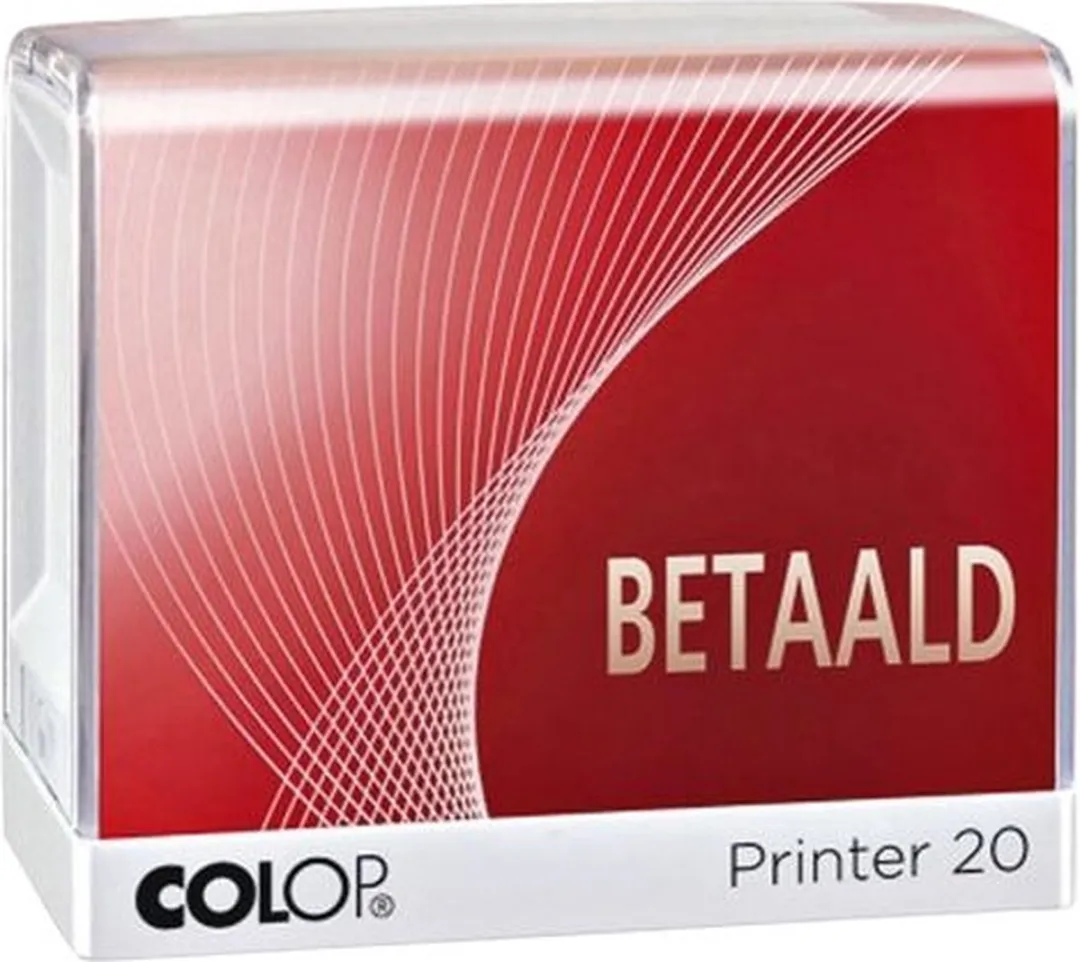 Colop Formulestempel Betaald - Rood
