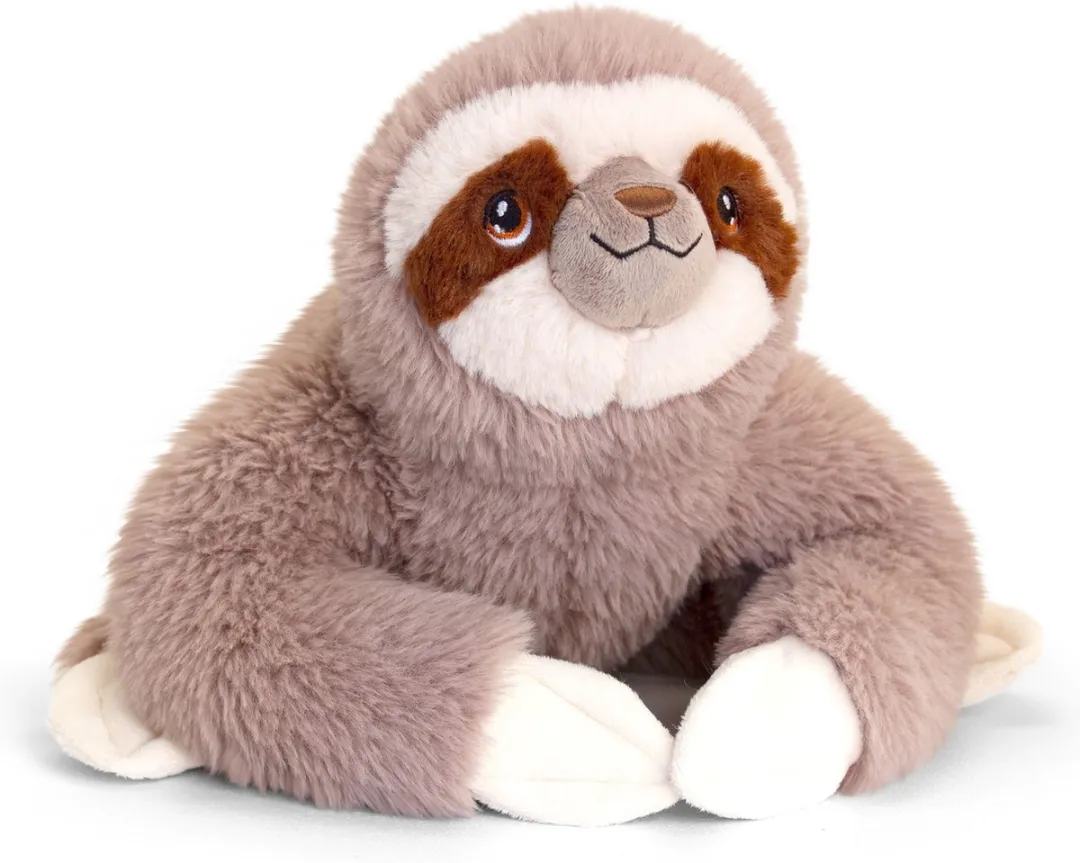 Keel Toys Luiaard Pluche Knuffel 25cm