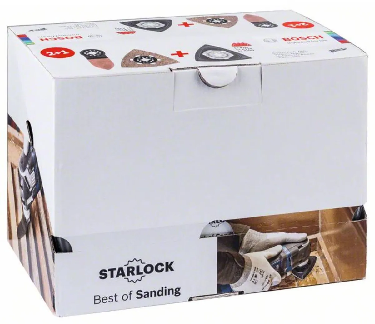 Bosch Starlock Multitool Schuurset 6-delig - Metaal/Hout
