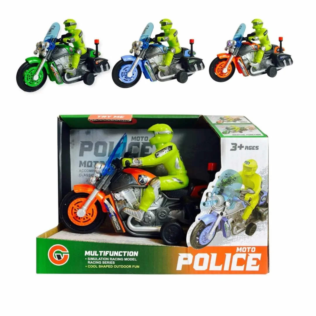 698 Jian Sheng Police Moto Moto - Rood - MPN 9867-1C