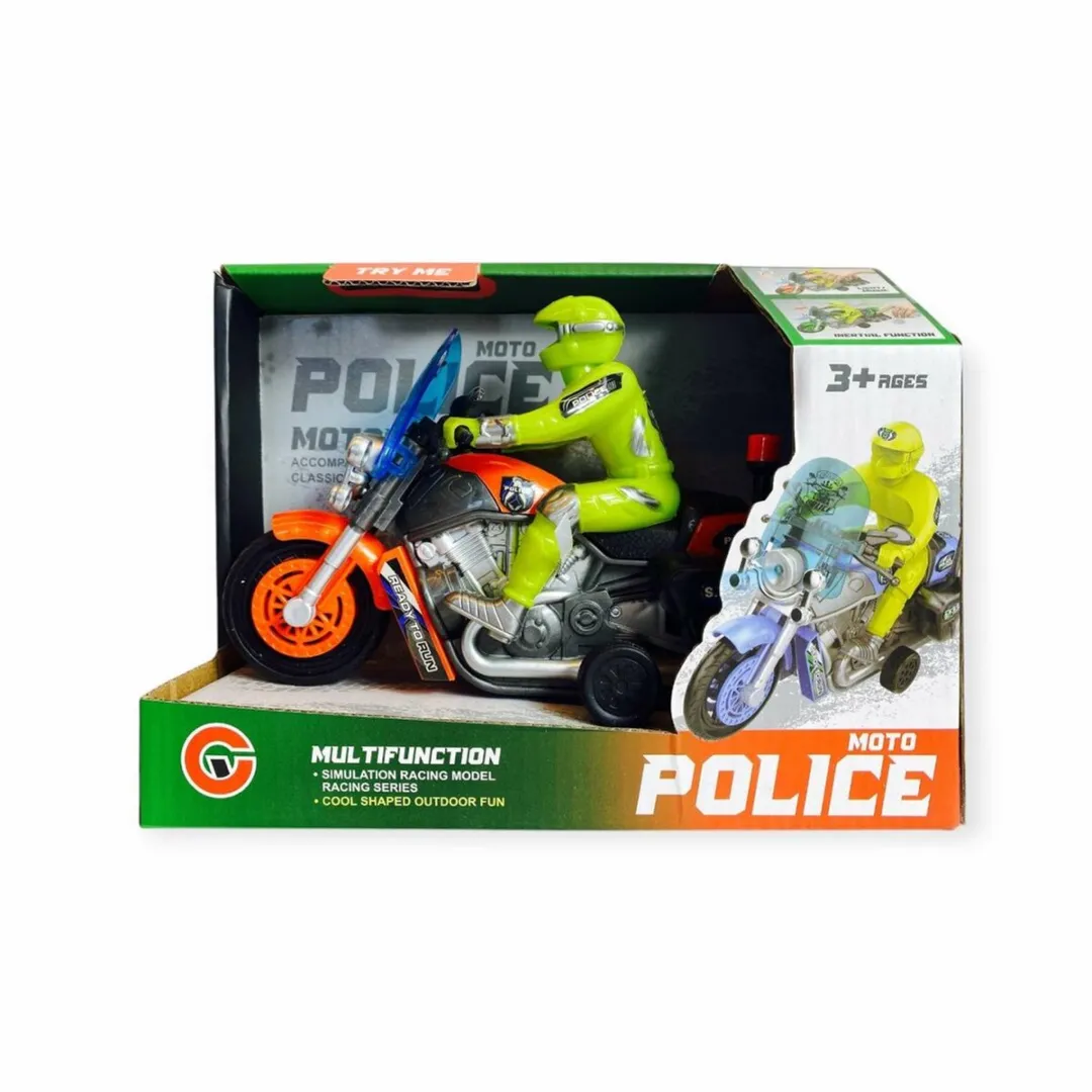698 Jian Sheng Police Moto Moto - Rood - MPN 9867-1C