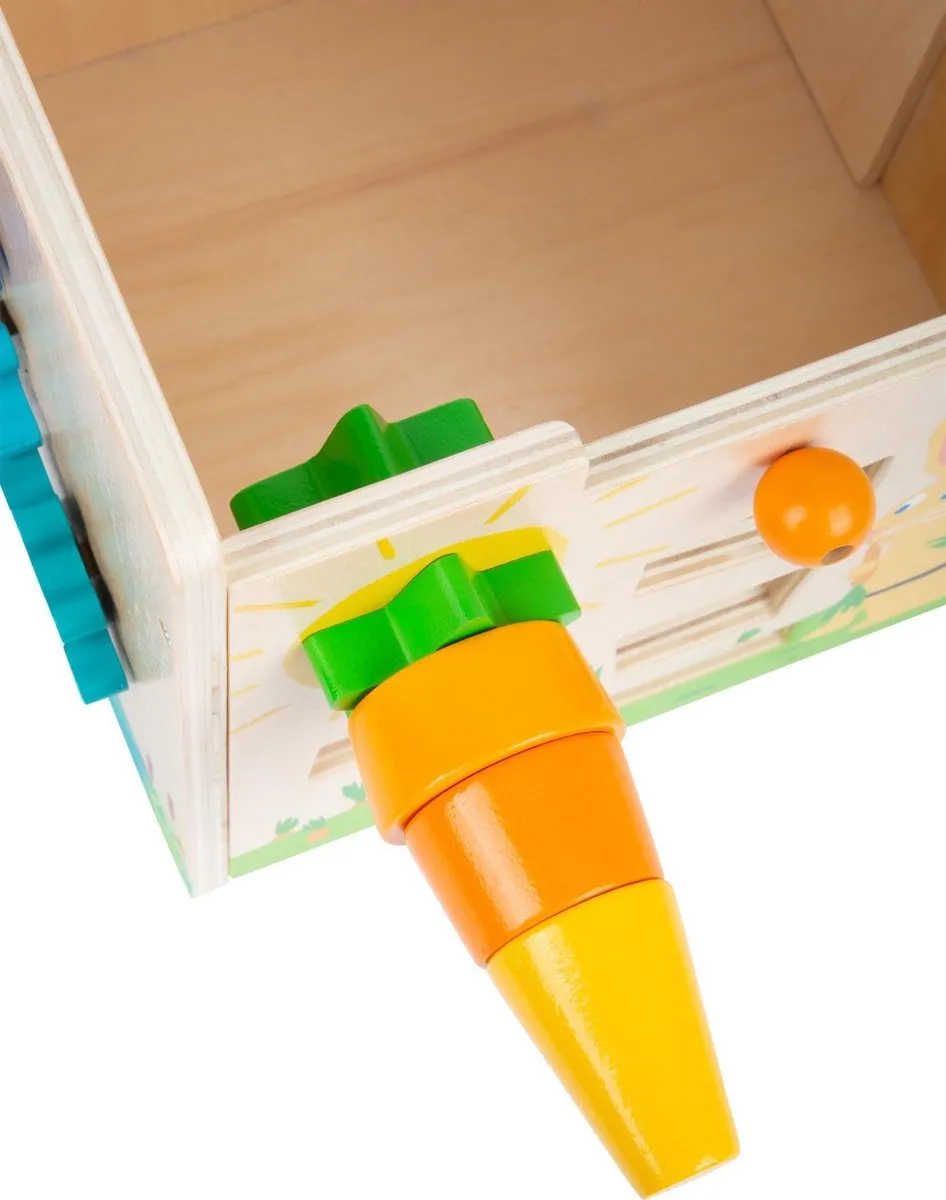 Small Foot Houten Activiteitenkubus Konijn 11732 - Motoriekspiraal