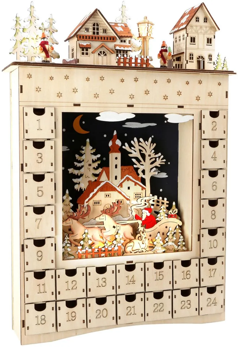 Small Foot Houten Adventskalender Winter Droom