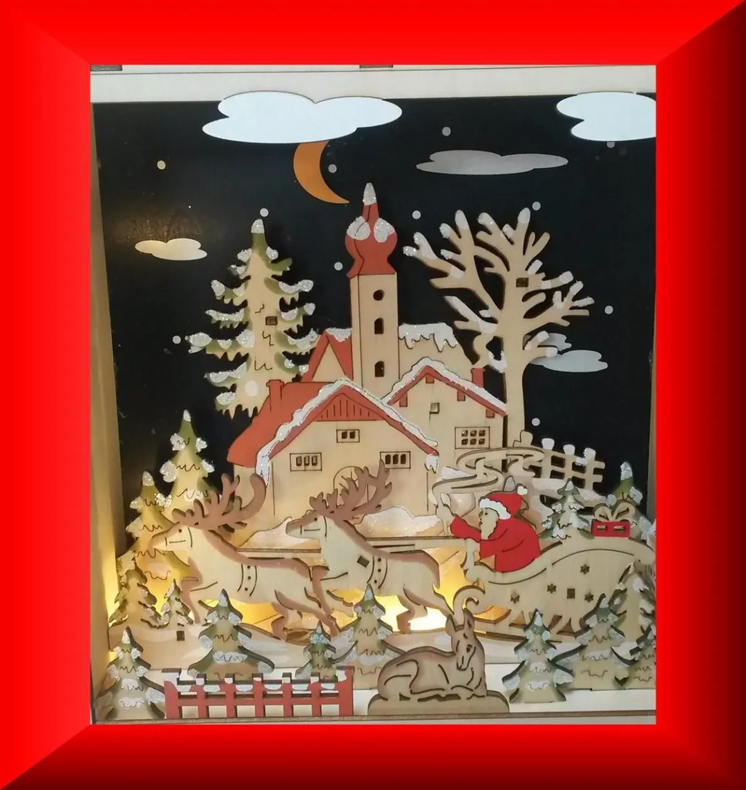 Small Foot Houten Adventskalender Winter Droom - Beige