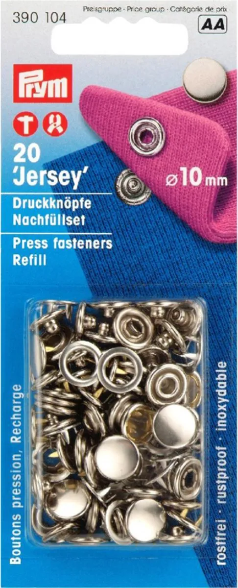 Prym Navullingen Naaivrij Drukknoop 10mm
