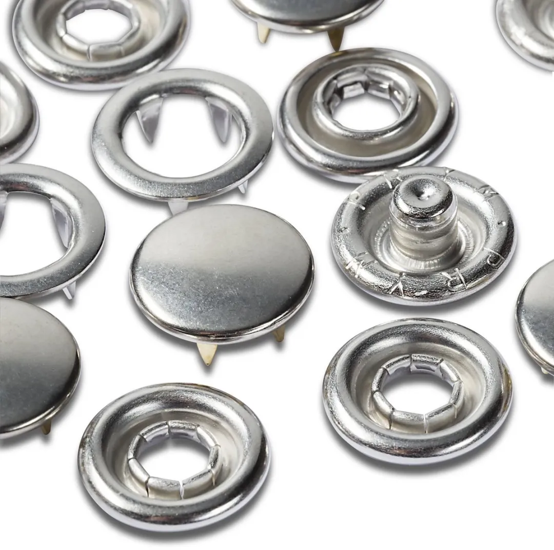 Prym Navullingen Naaivrij Drukknoop 10mm - 20 Stuks - Zilver
