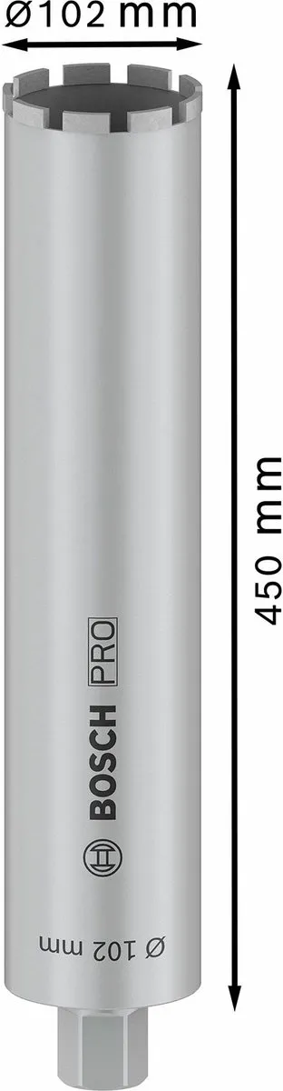 Bosch PRO Kernfrees 102x450mm G 1 1/4" UNC - Hout