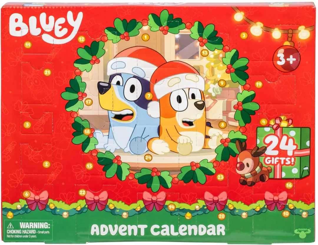 Moose Toys Bluey Minifiguren Adventskalender 24 Stuks - Multikleur