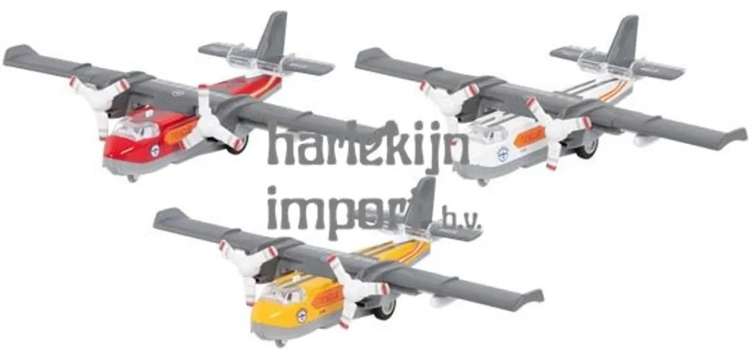 Goki GK12336 Die-Cast Vliegtuig - Multicolor