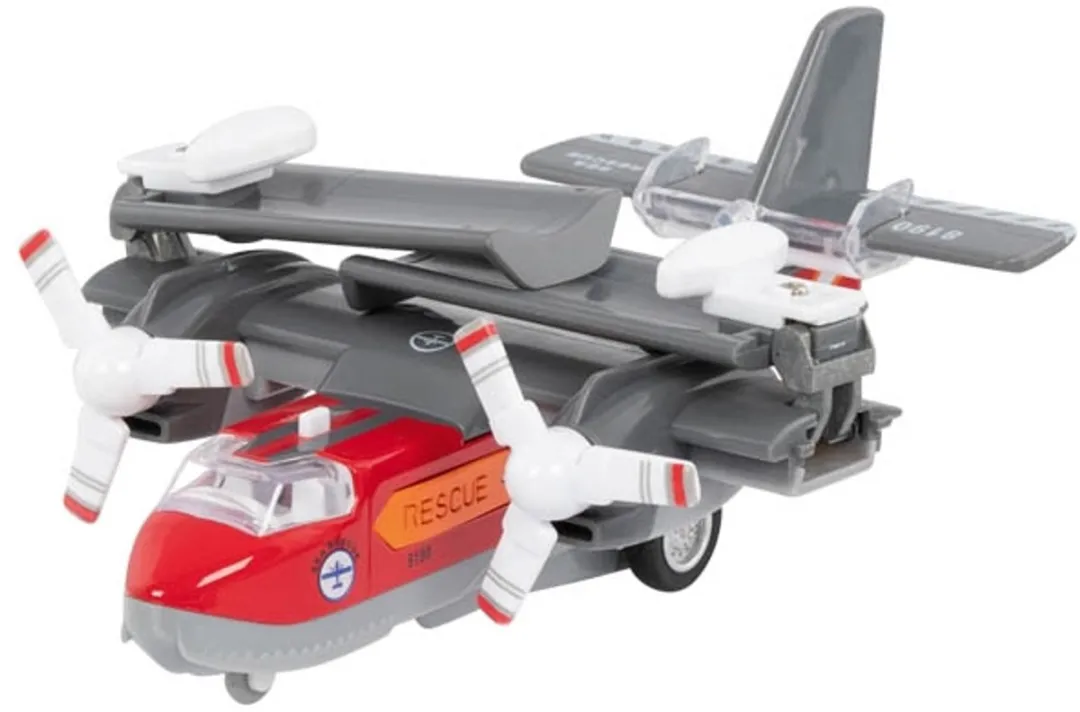 Goki GK12336 Die-Cast Vliegtuig - Multicolor