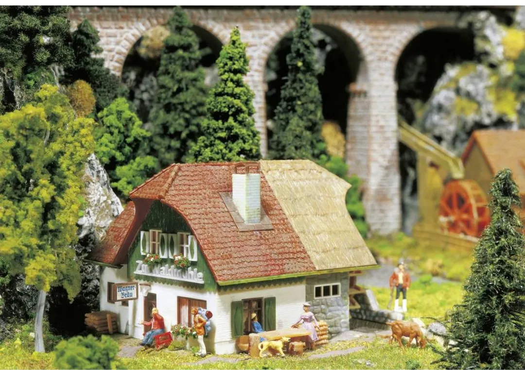 Faller Schwarzwaldmolen H0 - 130 Onderdelen