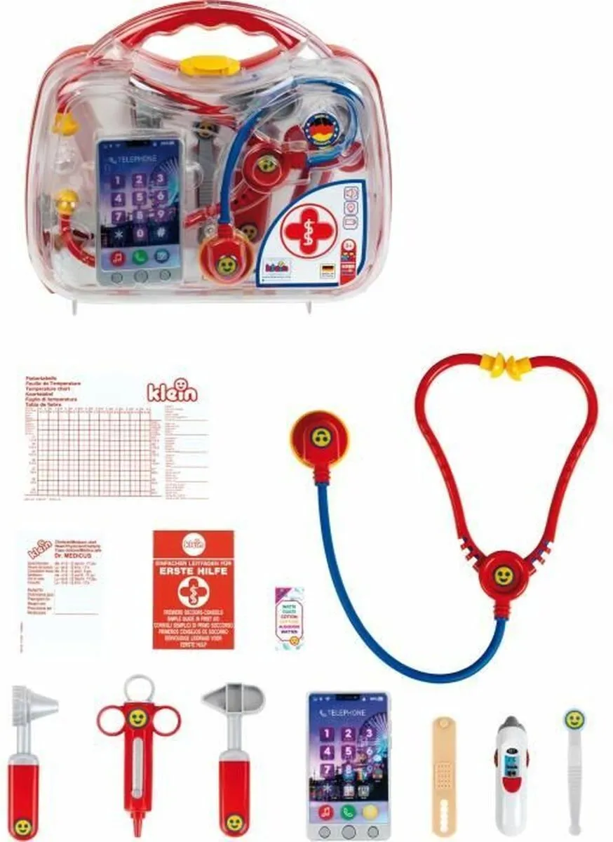 Klein Toys Artsenkoffer - Multicolor - 6 Speelgoedartikelen