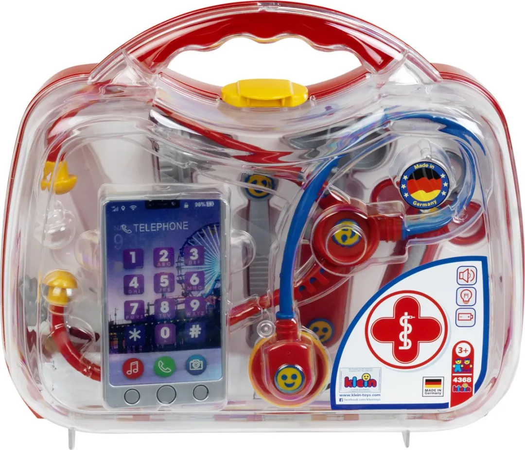 Klein Toys Artsenkoffer - Multicolor - 6 Speelgoedartikelen