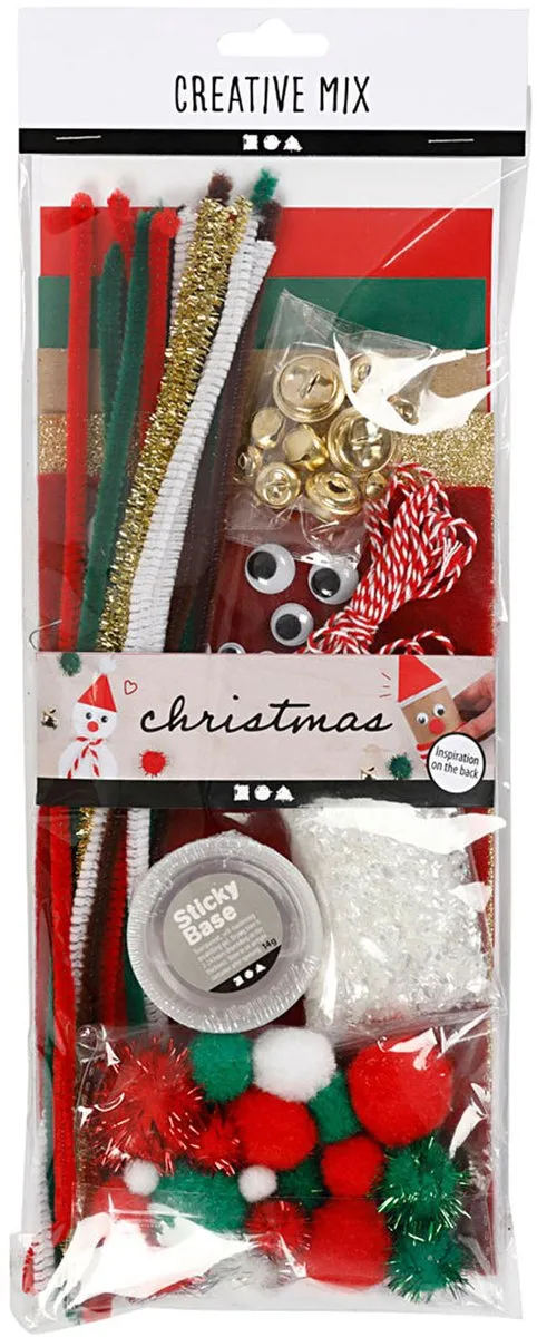 Creativ Company Basismaterialen Knutselset Kerst - Multikleurig