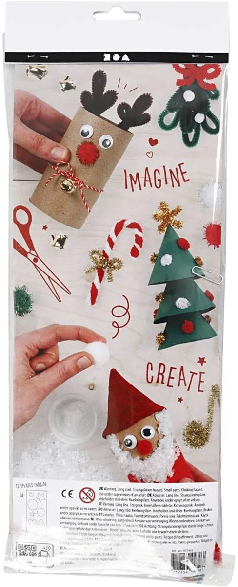 Creativ Company Basismaterialen Knutselset Kerst - Multikleurig