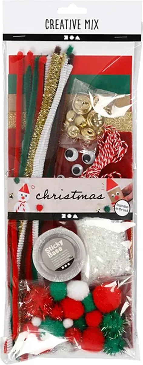 Creativ Company Basismaterialen Knutselset Kerst - Multikleurig