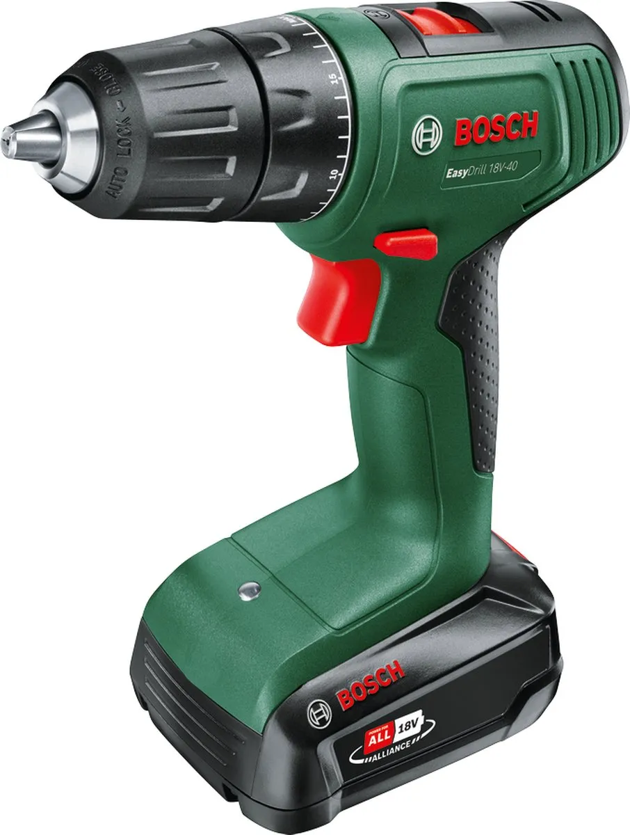 Bosch EasyDrill 18V-40 Accu Schroefboormachine - 2 Snelheden - 241-delige Set