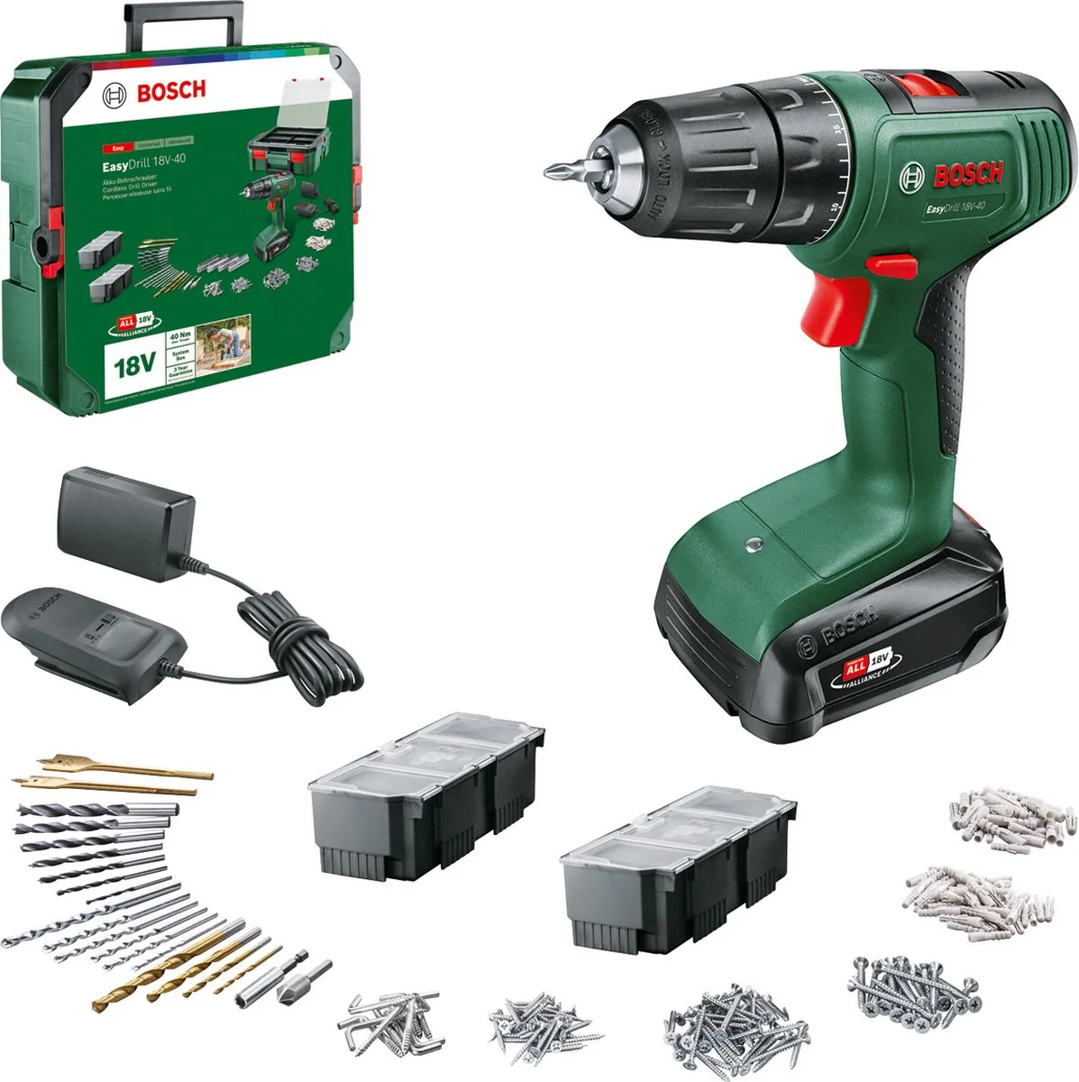 Bosch EasyDrill 18V-40 Accu Schroefboormachine