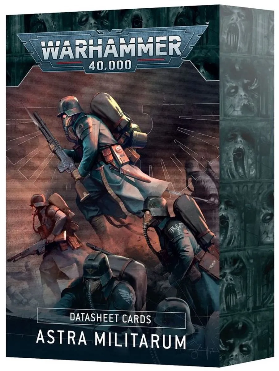 Games Workshop Warhammer 40K Astra Militarum Datasheet Cards 68 Stuks