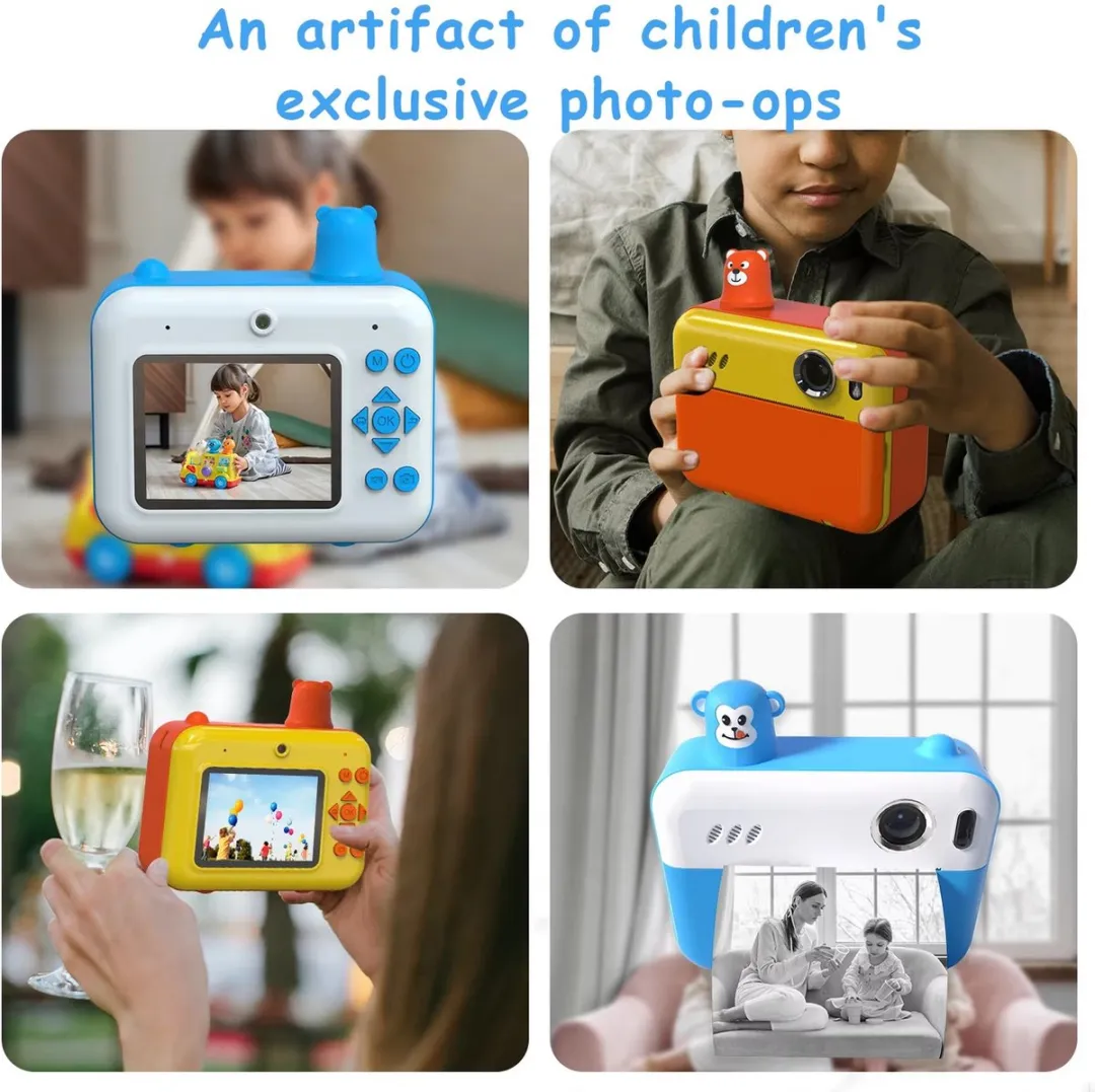 RyC Toys 3-in-1 Digitale Kindercamera - Blauw - afbeelding 5 van 6