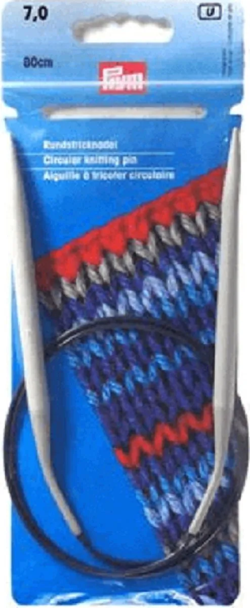 Prym Rondbreinaald ALU 80cm - 7,00mm Grijs