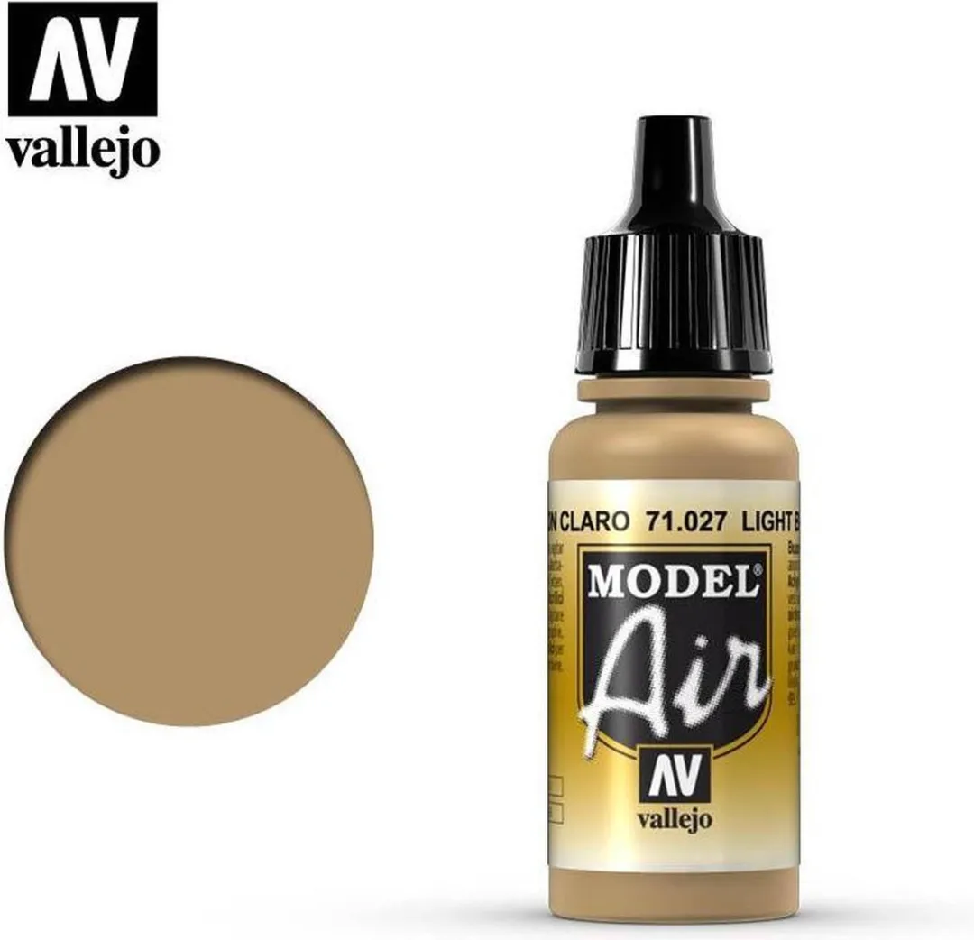 Vallejo Model Air Light Brown Acrylverf 17ml