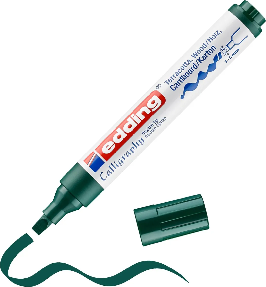 edding Kalligrafie Marker 046 Karmijn - Groen