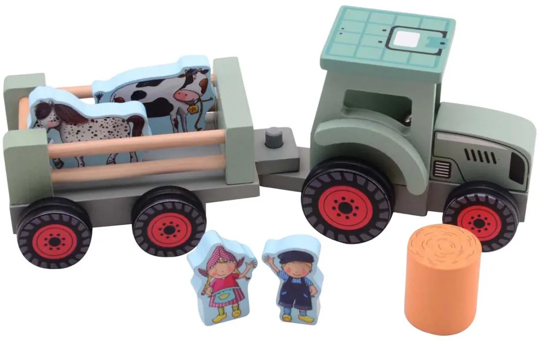 Johntoy Fien & Teun Houten Tractor 80173 - Multi kleuren