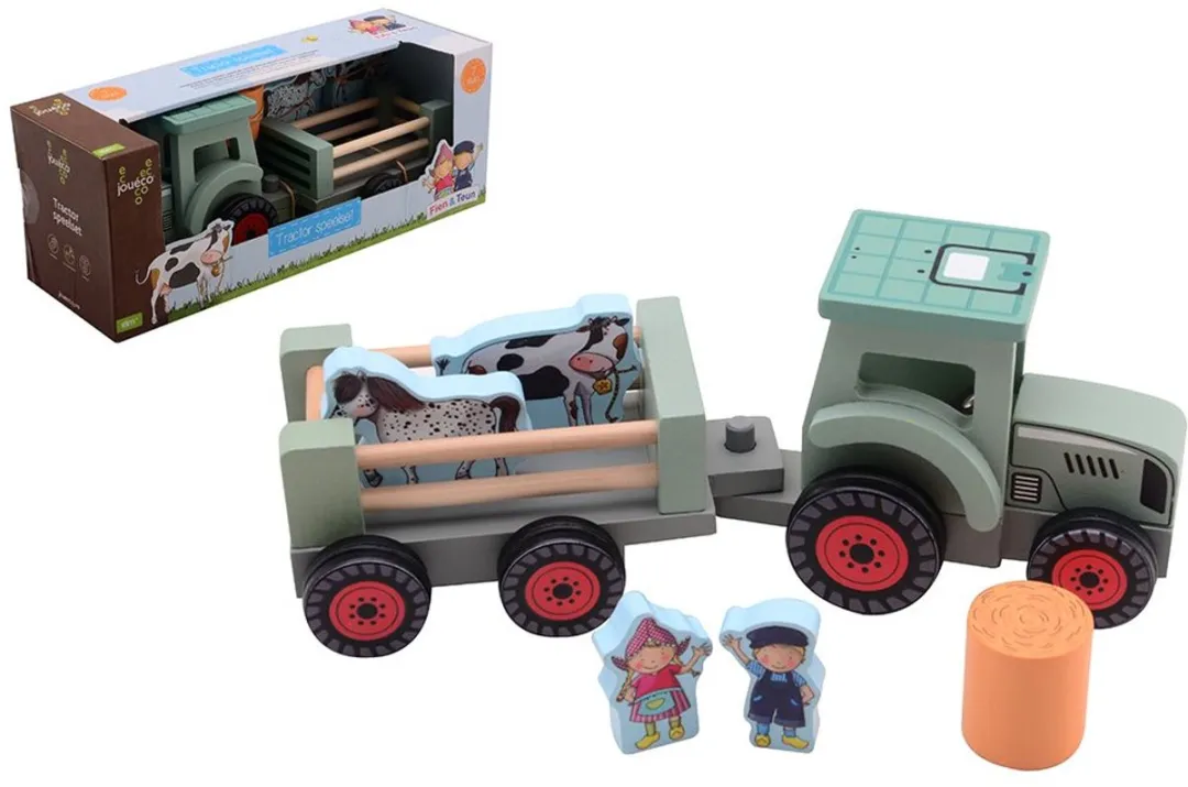Johntoy Fien & Teun Houten Tractor 80173 - Multi kleuren